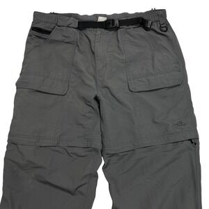 The North Face Paramount Convertible Hiking Pants Mens XXL Grey Zip Off Cargo
